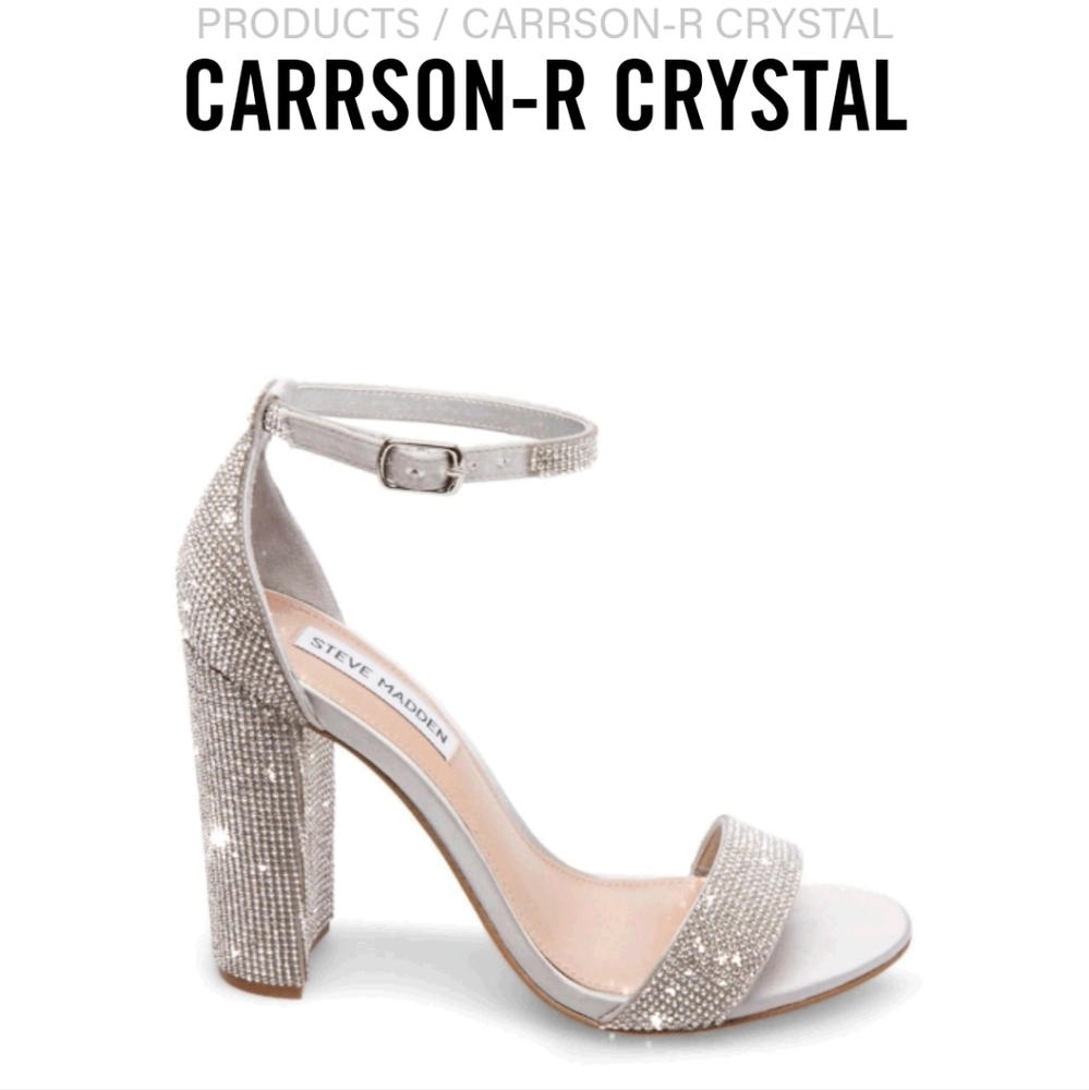 Carrson S Crystal Steve Maddden Heels